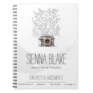 Photographer Studio Branding Spiral Notebook