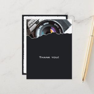 Photographer Studio Promotional Thank You Postcard