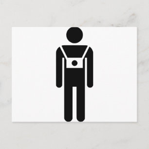 Photographer Symbol Front Postcard
