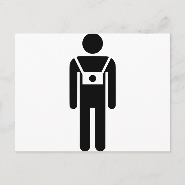 Photographer Symbol Front Postcard (Front)