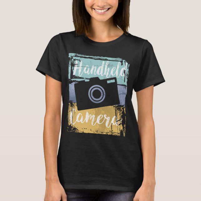 Photographer Tee - Vintage Retro Camera (Front)