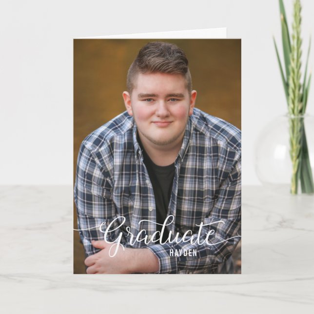 Photographer Template | Graduation Card  (Front)