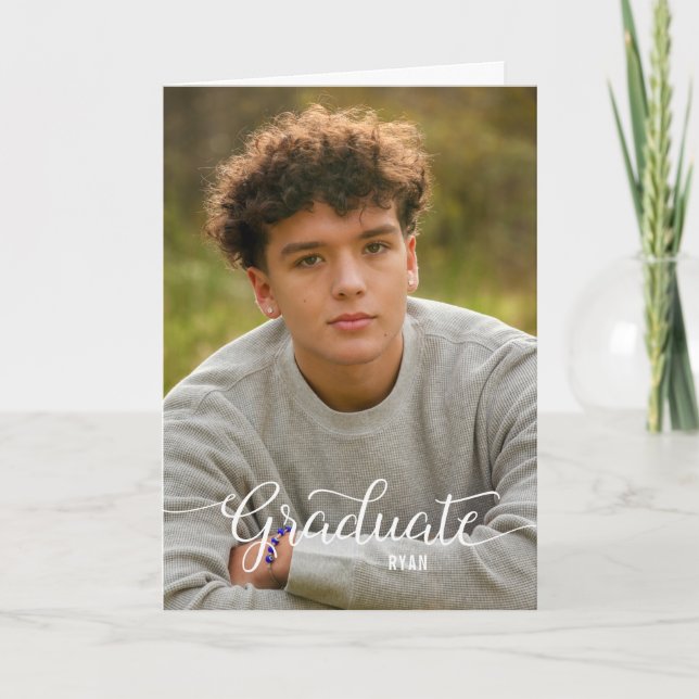 Photographer Template | Graduation Card  (Front)