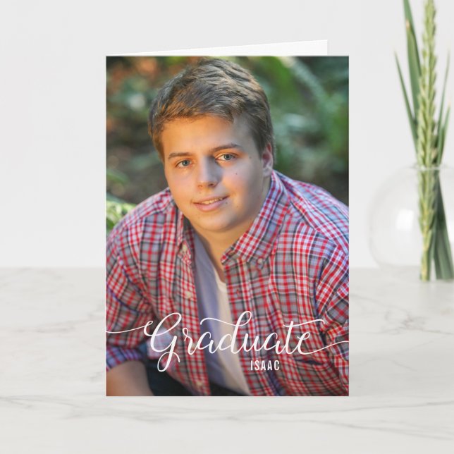 Photographer Template | Graduation Card  (Front)