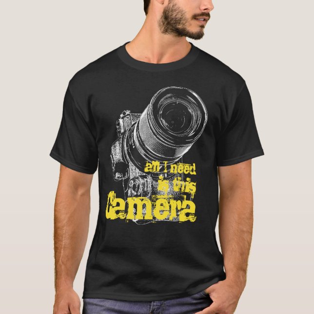 Photographer tshirts Cool Camera (Front)
