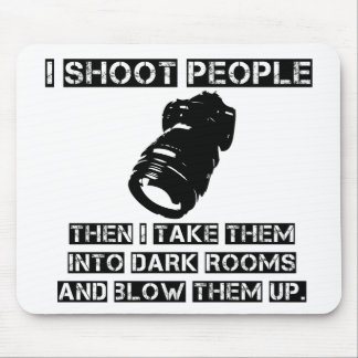 Photographers are So Violent Mouse Mat