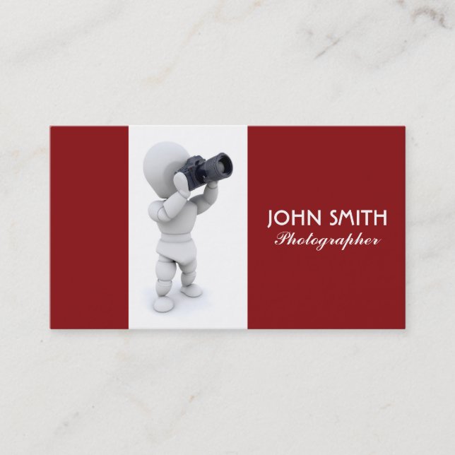 Photographers Business Card (Front)