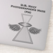 Photographer's Mate (PH) w/wings Sticker