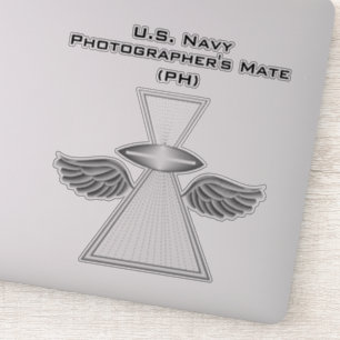 Photographer's Mate (PH) w/wings Sticker 