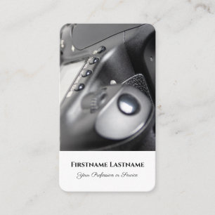 Photographers Videographers DSLR Camera lenses Business Card