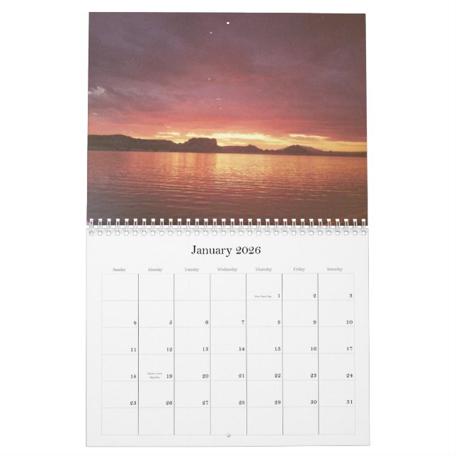 Photographic Calendar (Jan 2026)