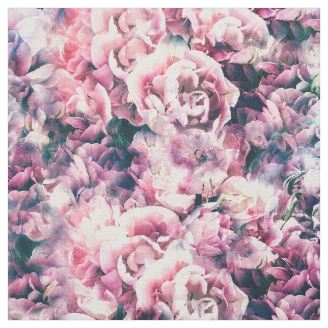 Photographic Floral Fabric (Swatch)