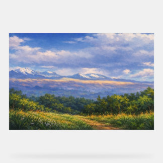 Photographic Landscape Art Edited (Better Quality) Acrylic Sign