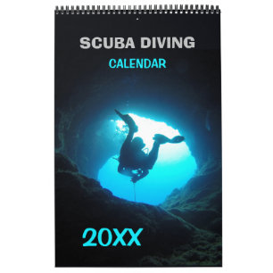 Photographic Scuba Diving Themed 2025 Calendar