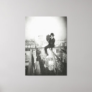 Photographing NYC Above 5th Avenue (1905) Canvas Print