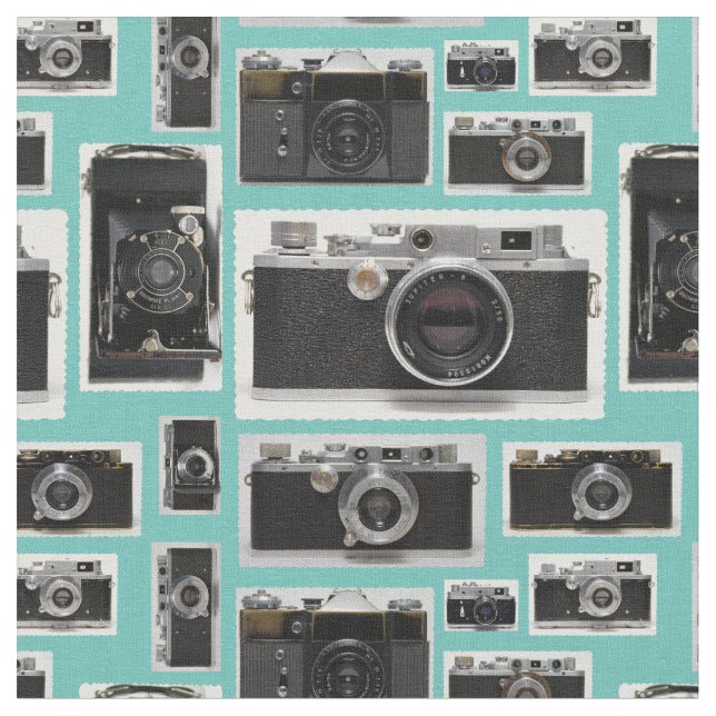 Photographs of Old Vintage Camera Fabric (Close Up)