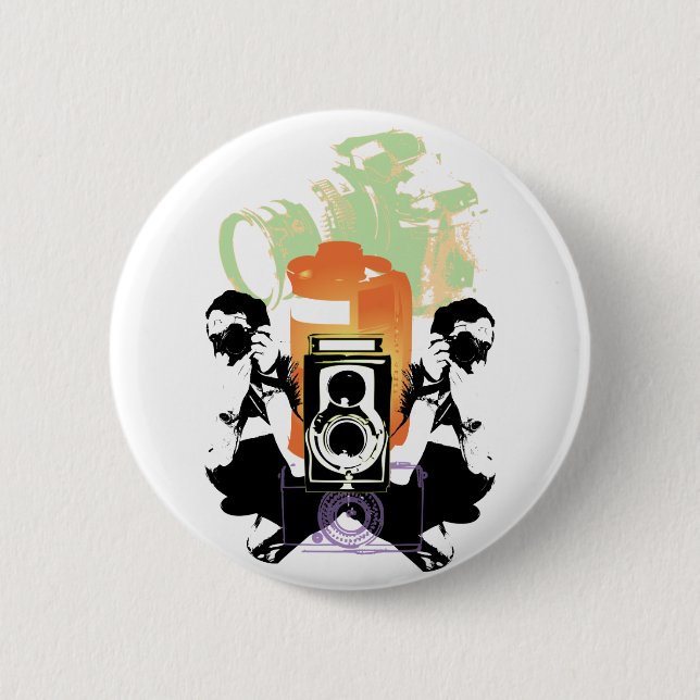 Photography 6 Cm Round Badge (Front)
