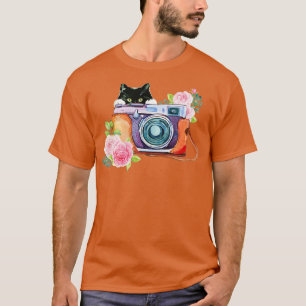Photography and Cat Lover - Photographer Camera T-Shirt