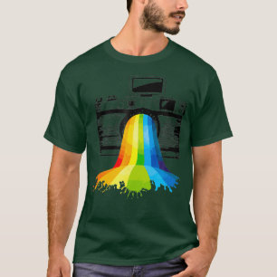 Photography Art Camera Rainbow Photographer T-Shirt
