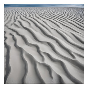 Photography Beach Aesthetic Sand Neutral Poster