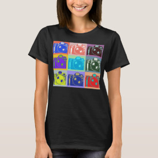 Photography Buff Style Camera Design T-Shirt