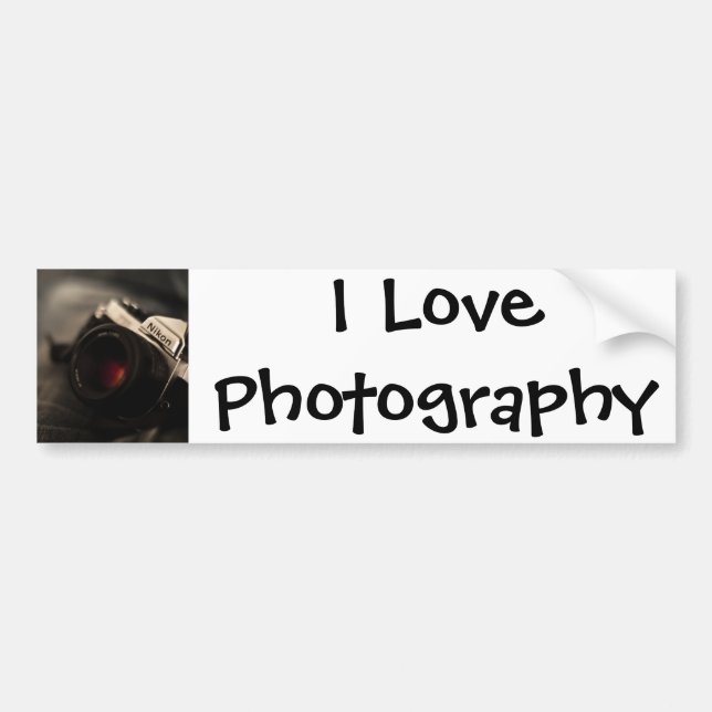 Photography Bumper Sticker (Front)