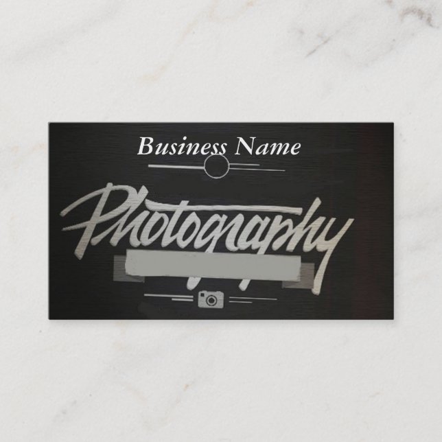 Photography Business Card (Front)