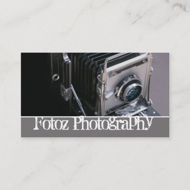 photography business card (Front)