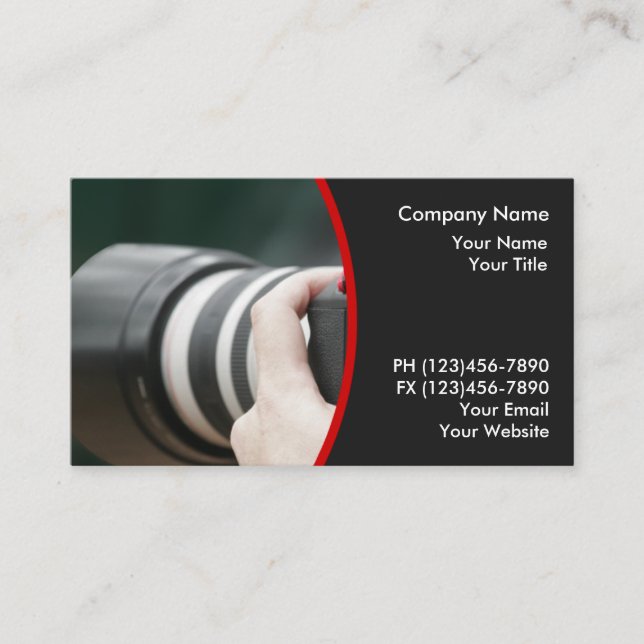 Photography Business Card (Front)