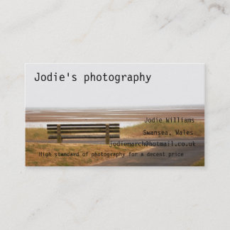 Photography business card