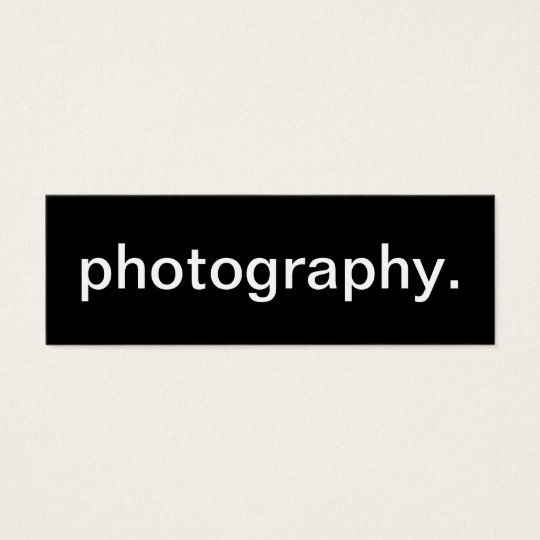 Photography Business Card