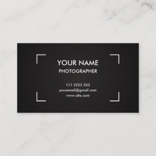 Photography Business Card