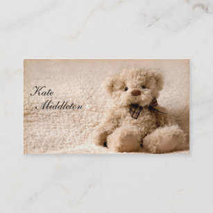 Photography Business Card - Teddy Bear