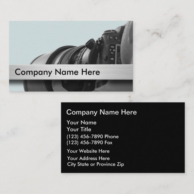 Photography Business Cards (Front/Back)
