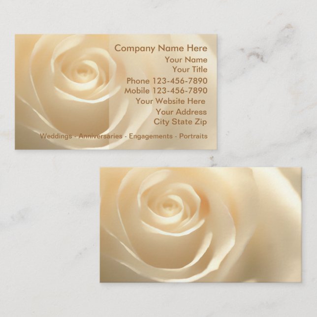 Photography Business Cards (Front/Back)