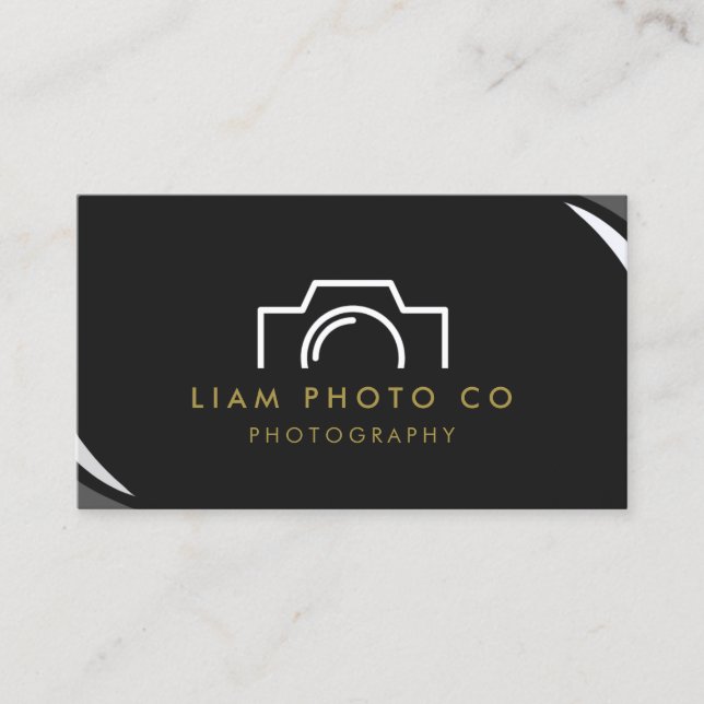 Photography Business Cards Minimalist Photographer (Front)