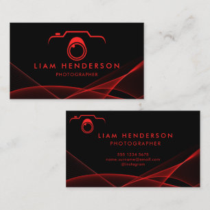 Photography Business Cards Stylish Photographer