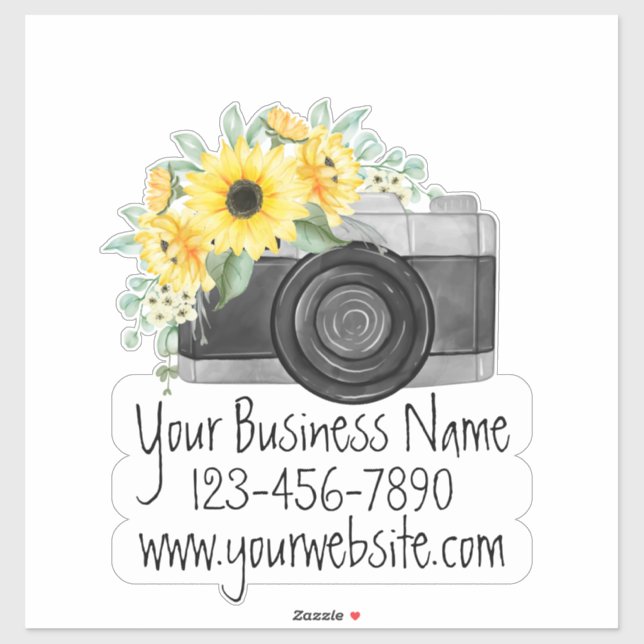 Photography Business Decal (Sheet)