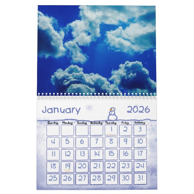 Photography Calendar (Jan 2026)