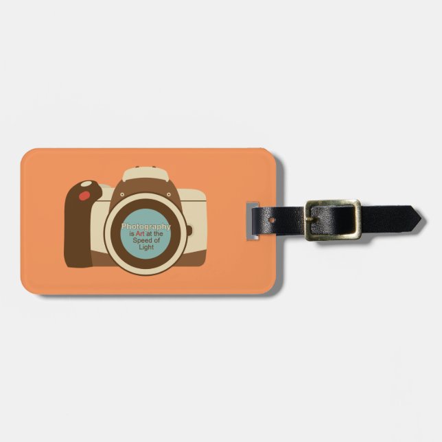 Photography Camera/Luggage Tag (Front Horizontal)