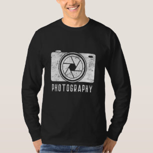 Photography Camera Mirror Reflex Lens Photographer T-Shirt