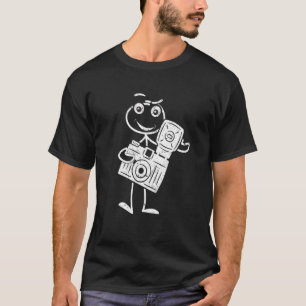 Photography Camera Photographer Stick Figure Photo T-Shirt