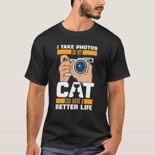 Photography Cat Camera Photographer T-Shirt