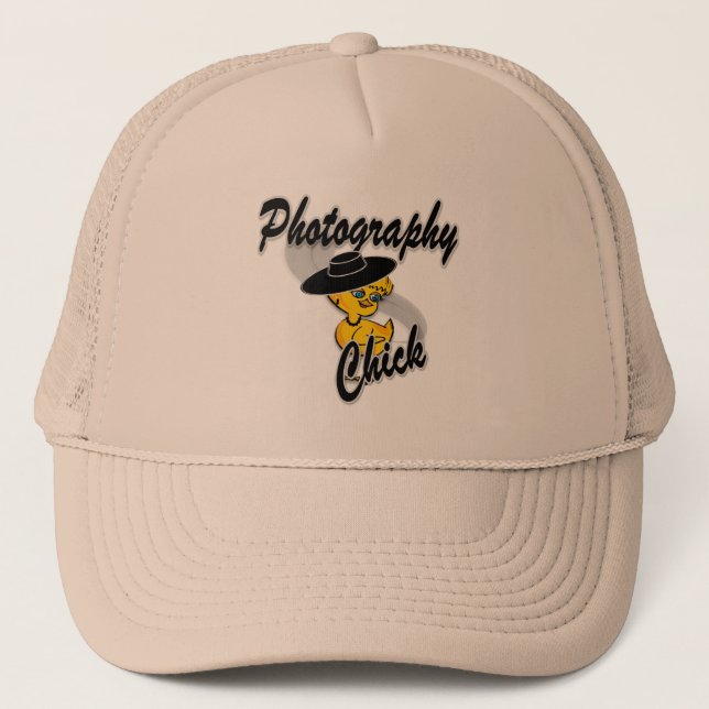 Photography Chick #4 Trucker Hat (Front)