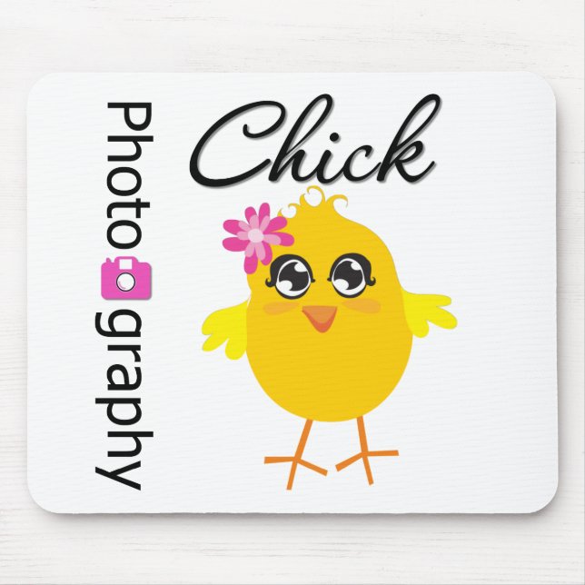 Photography Chick Mouse Mat (Front)