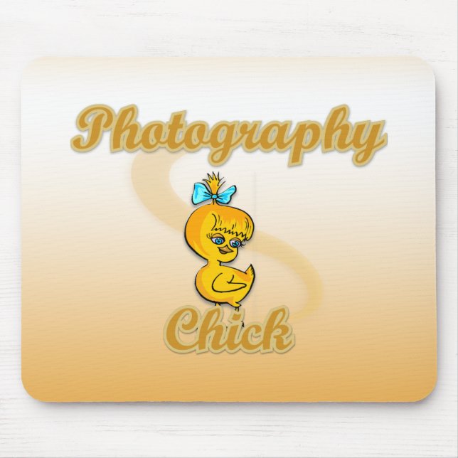 Photography Chick Mouse Mat (Front)