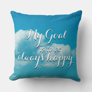 Photography - clouds in the sky + your ideas cushion