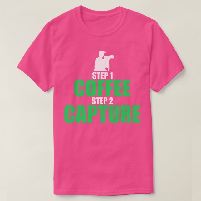 Photography Coffee T-Shirt (Design Front)