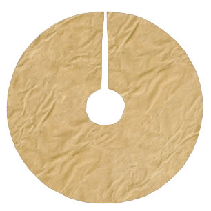 Photography - Crinkly Wrapping Paper + your ideas Brushed Polyester Tree Skirt
