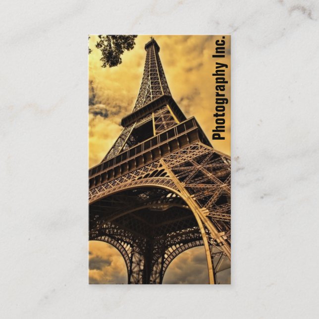 Photography Display Business Card (Front)